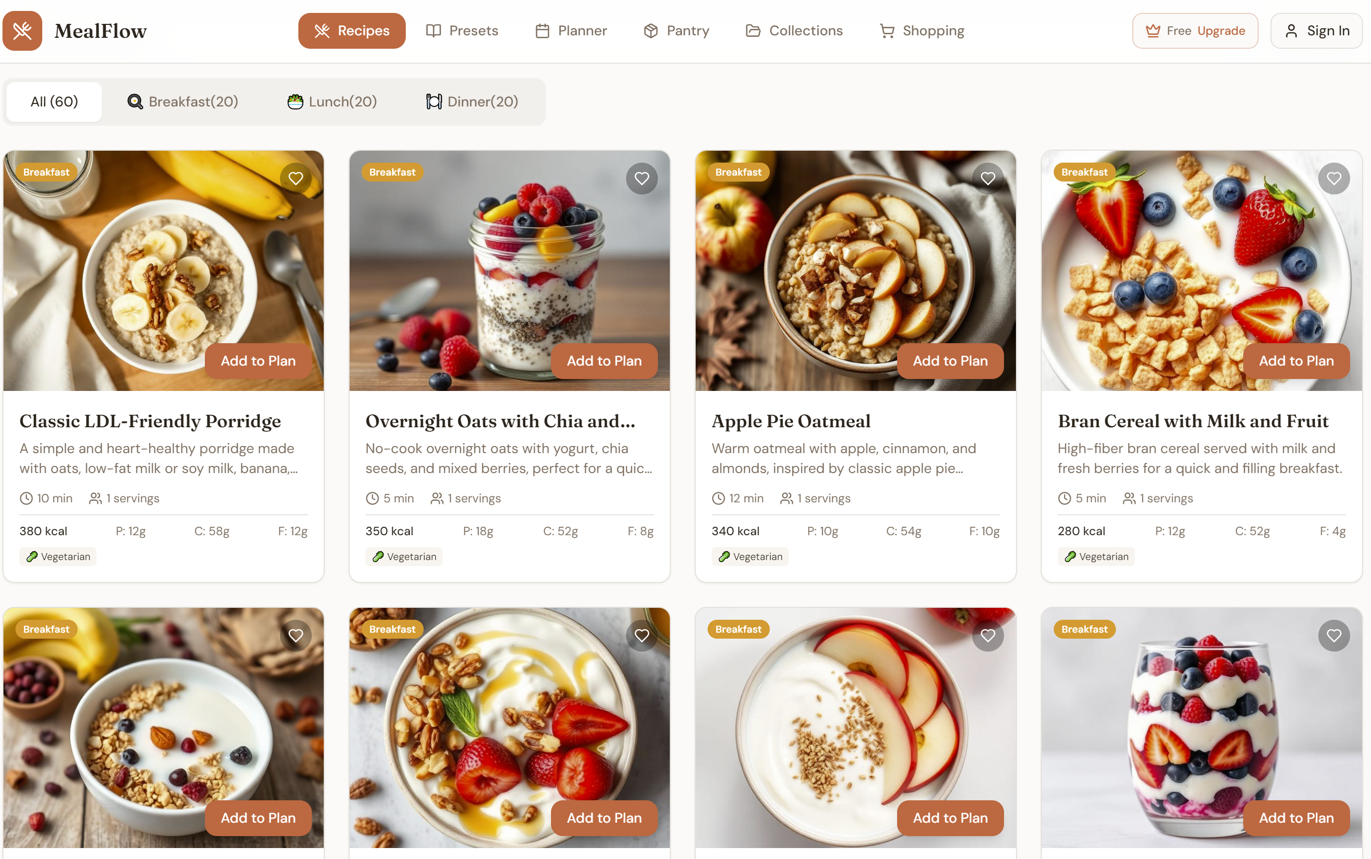 MealPlan app preview
